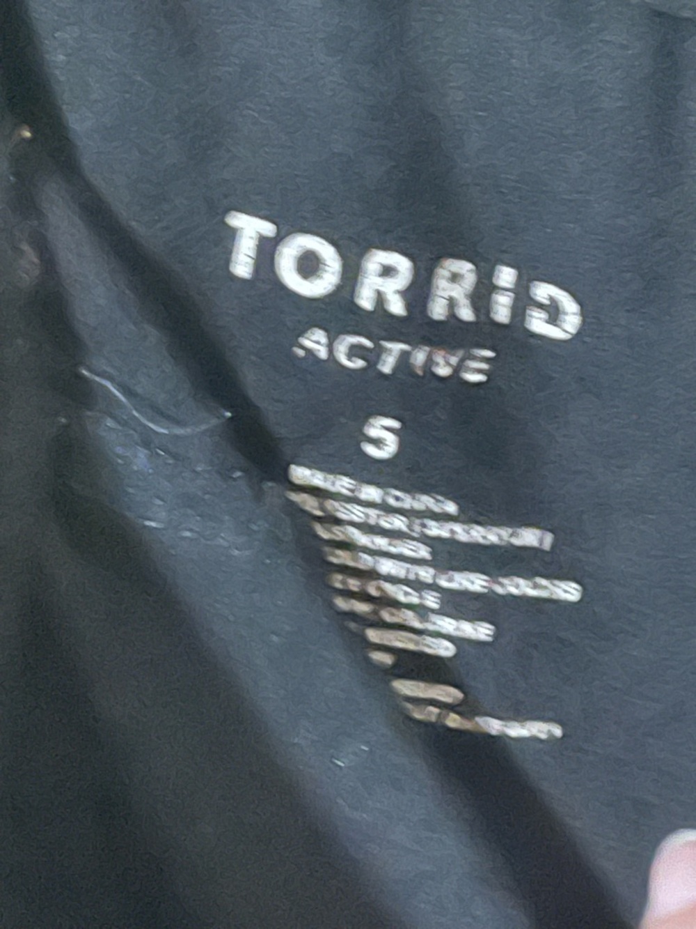 torrid Black High-Rise Joggers with Tapered Ankles - Picture 3 of 3